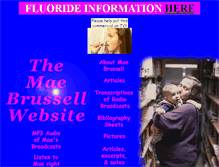 Tablet Screenshot of maebrussell.com